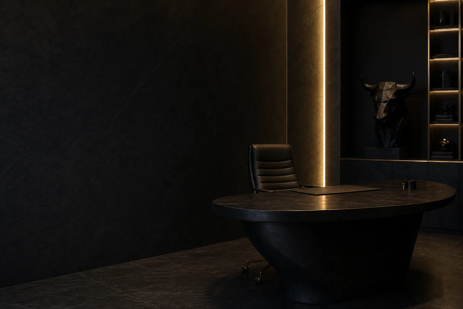Dark bronze and charcoal DC Medical consultation room